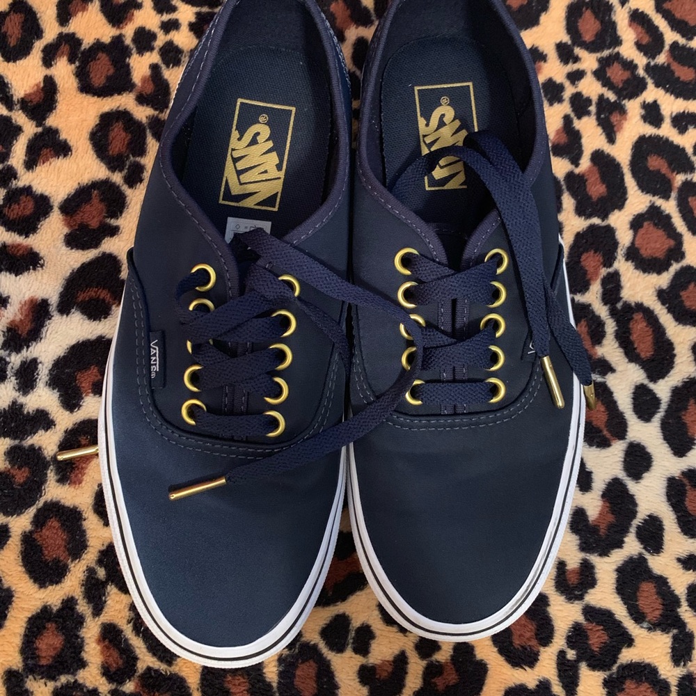 Vans Shoes:Nylon✨ Navy/Gold/White